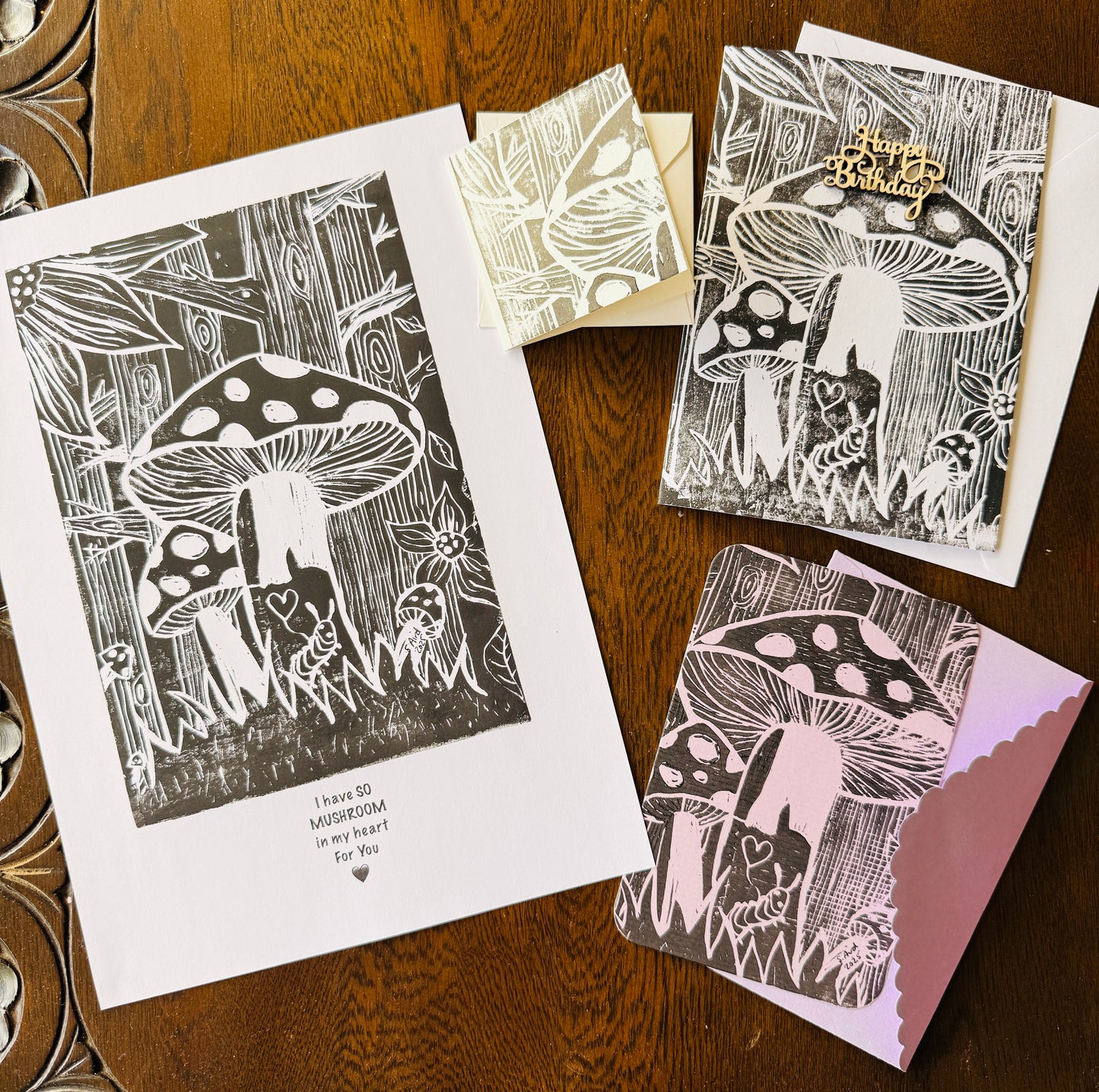 Hand Made Cards & Prints Gallery 🖤