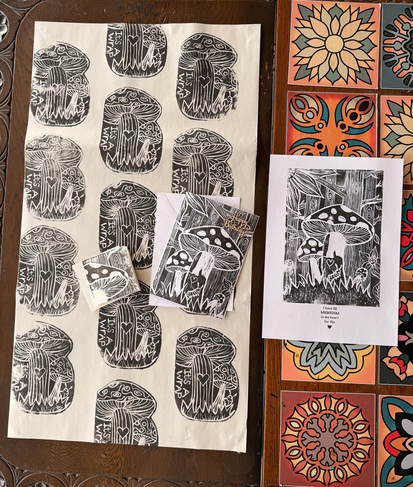 Hand Made Cards & Prints Gallery 🖤