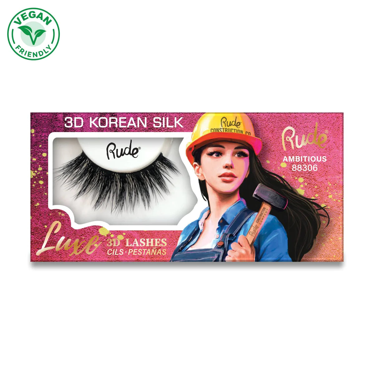 Rude Luxe 3D Lashes | Premium 3D Korean Silk Eyelashes 👁
