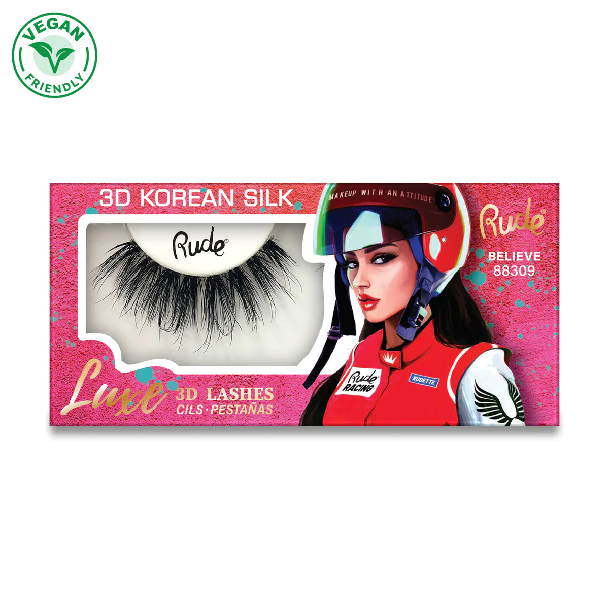 Rude Luxe 3D Lashes | Premium 3D Korean Silk Eyelashes 👁